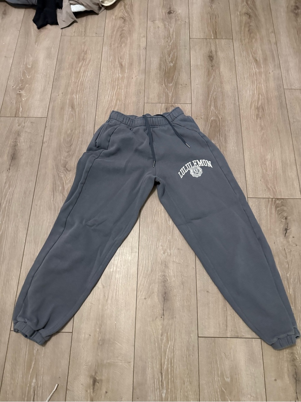 lululemon athletica Gray Fleece Jogger Pants